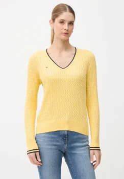 Tommy Hilfiger pulover de bumbac imagine