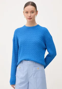 Tommy Hilfiger pulover de femei cu bumbac imagine