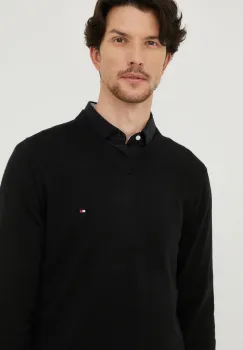 Tommy Hilfiger pulover din amestec de casmir imagine