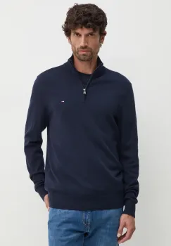 Tommy Hilfiger Pulover masculin din bumbac imagine