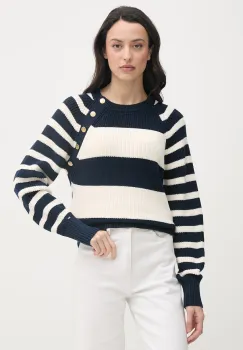 Tommy Hilfiger pulover pentru femei, din bumbac imagine