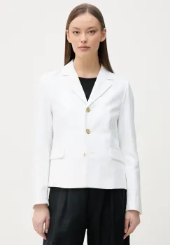 Tommy Hilfiger sacou cu un singur rand de nasturi de dama cu amestec de in imagine