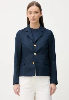 Tommy Hilfiger sacou cu un singur rand de nasturi de dama cu amestec de in imagine