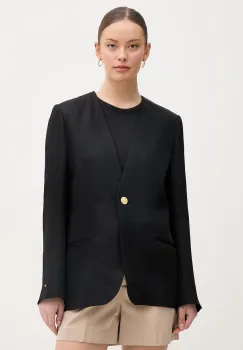 Tommy Hilfiger Sacou cu un singur rand de nasturi de dama cu vascoza imagine