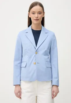 Tommy Hilfiger Sacou cu un singur rand de nasturi de femei cu bumbac imagine