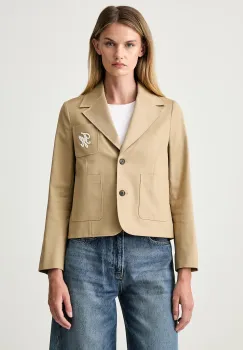 Tommy Hilfiger sacou de dama din bumbac imagine
