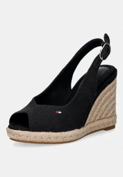 Tommy Hilfiger sandale wedges FLAG HIGH WEDGE ESPAD SLINGBACK imagine
