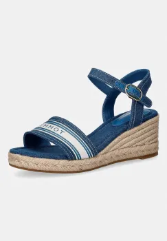 Tommy Hilfiger sandale wedges MID WEDGE ESPAD WEBBING imagine
