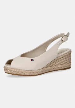 Tommy Hilfiger sandale wedges pentru femei MID WEDGE ESPAD SLINGBACK imagine