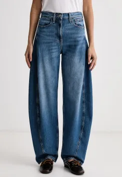 Tommy Jeans blugi barrel pentru femei imagine
