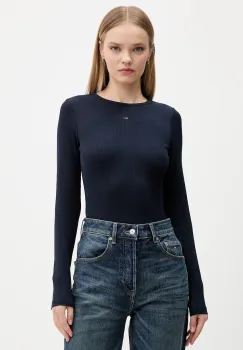Tommy Jeans blugi high waist, DW0DW22134 imagine