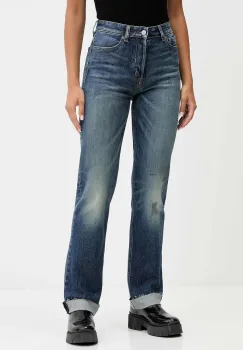 Tommy Jeans blugi high waist, DW0DW22136 imagine