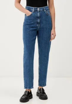 Tommy Jeans blugi mom fit pentru femei imagine