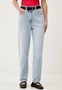 Tommy Jeans blugi mom fit pentru femei imagine
