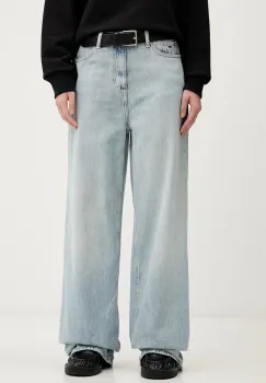 Tommy Jeans blugi wide leg pentru femei imagine