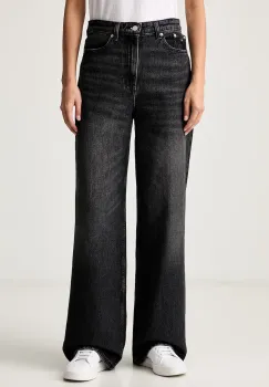 Tommy Jeans blugi wide leg pentru femei imagine