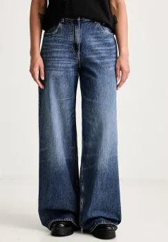 Tommy Jeans blugi wide leg pentru femei imagine