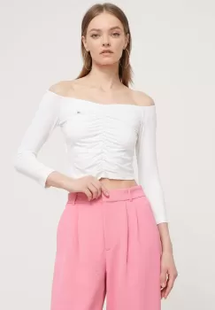 Tommy Jeans bluza culoarea bej, neted imagine