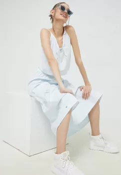 Tommy Jeans bluza din bumbac femei, neted imagine