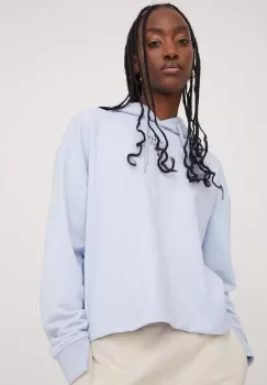 Tommy Jeans bluza femei, cu gluga, cu imprimeu imagine