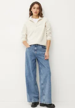 Tommy Jeans bluza femei, culoarea bej, uni, DW0DW19751 imagine