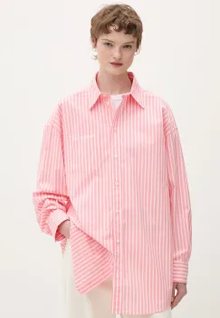 Tommy Jeans bluza tip camasa pentru femei, din bumbac imagine