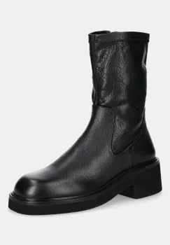 Tommy Jeans botine TJW STRETCHY MID BOOT culoarea negru, cu platforma, EN0EN02928 imagine