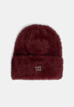 Tommy Jeans caciula culoarea bordo, AW0AW17900 imagine
