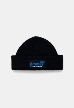 Tommy Jeans caciula din amestec de lana culoarea bleumarin, AM0AM13675 imagine