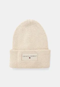 Tommy Jeans caciula din bumbac culoarea bej, AW0AW17913 imagine