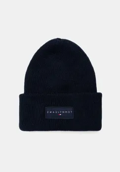 Tommy Jeans caciula din bumbac culoarea bleumarin, AM0AM13666 imagine