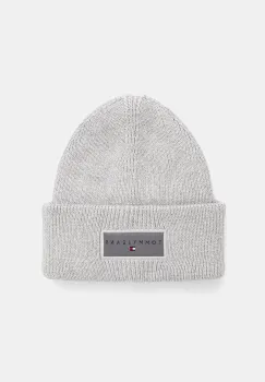 Tommy Jeans caciula din bumbac culoarea gri, AM0AM13666 imagine