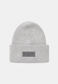 Tommy Jeans caciula din bumbac culoarea gri, AW0AW17913 imagine