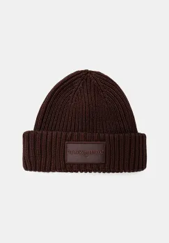 Tommy Jeans caciula din bumbac culoarea maro, AW0AW17909 imagine