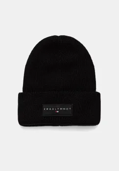 Tommy Jeans caciula din bumbac culoarea negru, AM0AM13666 imagine