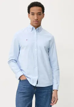 Tommy Jeans camasa barbati, cu guler clasic, regular, DM0DM20667 imagine