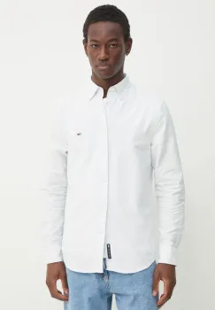 Tommy Jeans camasa barbati, cu guler clasic, slim, DM0DM20668 imagine
