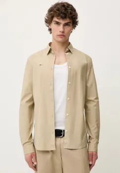 Tommy Jeans camasa culoarea bleumarin, cu guler clasic, slim, DM0DM04405 imagine
