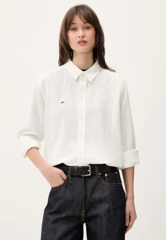 Tommy Jeans camasa de dama din in imagine