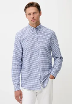 Tommy Jeans camasa din bumbac cu guler button-down, regular, DM0DM22025 imagine