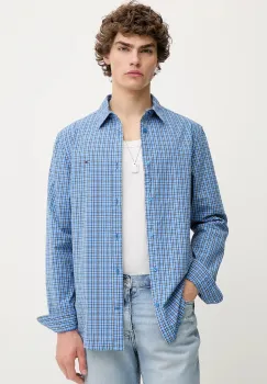Tommy Jeans camasa din bumbac cu guler clasic, regular, DM0DM21693 imagine