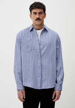 Tommy Jeans camasa din bumbac cu guler clasic, regular, DM0DM22406 imagine