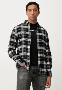 Tommy Jeans camasa din bumbac culoarea negru, cu guler button-down, regular, DM0DM22024 imagine
