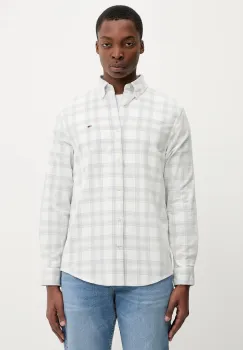 Tommy Jeans camasa din velur culoarea alb, cu guler button-down, regular, DM0DM22408 imagine