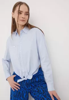 Tommy Jeans camasa femei, cu guler clasic, regular imagine