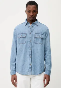 Tommy Jeans camasa jeans cu guler clasic, regular, DM0DM22304 imagine