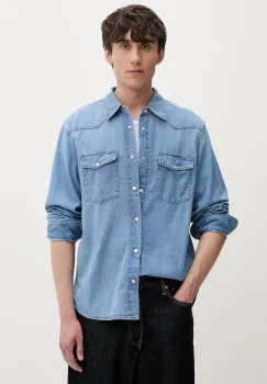 Tommy Jeans camasa pentru barbati, din bumbac imagine