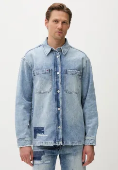 Tommy Jeans camasa pentru barbati, din denim imagine