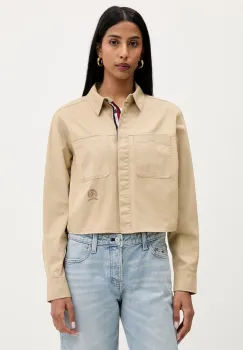 Tommy Jeans camasa pentru femei din bumbac imagine
