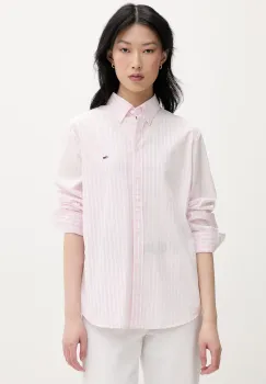 Tommy Jeans camasa pentru femei, din bumbac imagine